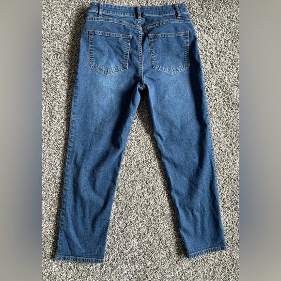 J Jill Jeans Missy Size 4 Tried‎ & True Fit / Crop Stretch Blue - Picture 8 of 8